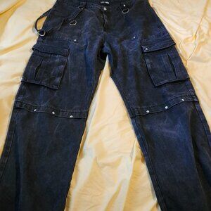 Alternative Black Fashion Nova Jeans, Great Condition, Size 16 Womans